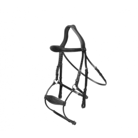 New English Collection Elastic Hybrid Noseband Bridle
