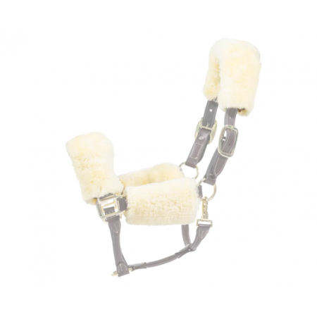 Fourreau en mouton pour Licol 4 pièces