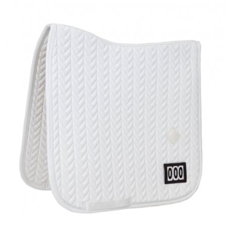Tapis de selle Dressage compétition Fishbone avec 2 numéros