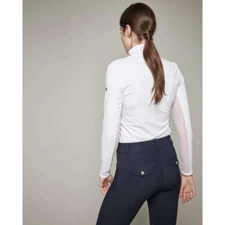 Visconti – Technical T-shirt with stand-up collar – SS25