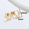 Boucles d'oreilles Omega