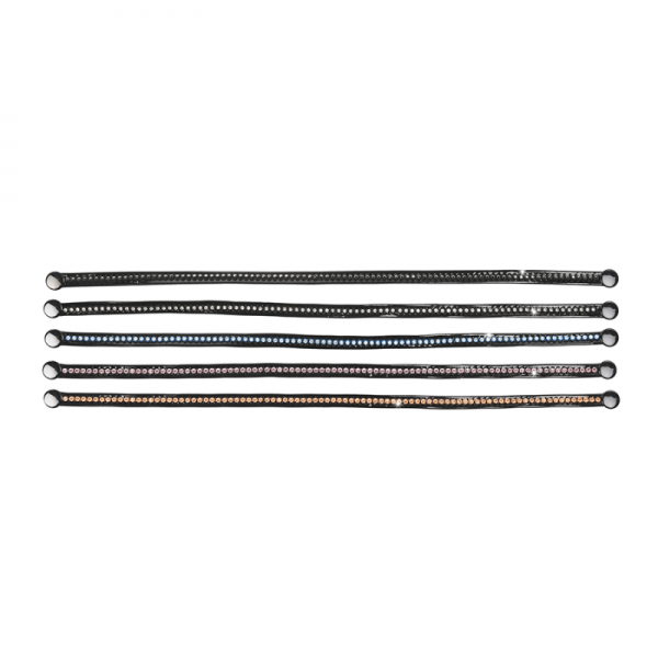 Strass trim for riding helmet