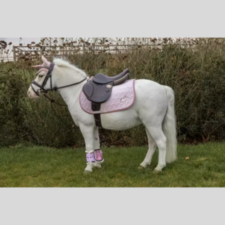Tapis de Selle Tête de Licorne Pailleté