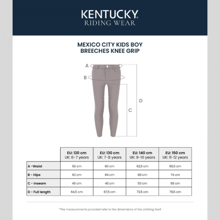 Mexico Kids Leggings Garçon Grip Genou