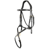 Fig 8 Noseband Bridle Black Pony Dy'on Collection