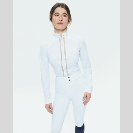 Technical long-sleeve riding shirt