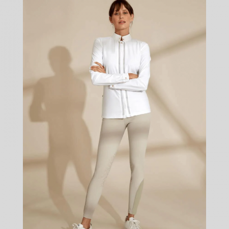 Technical long-sleeve riding shirt