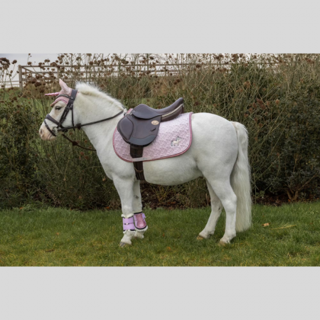Tapis de Selle Tête de Licorne Pailleté