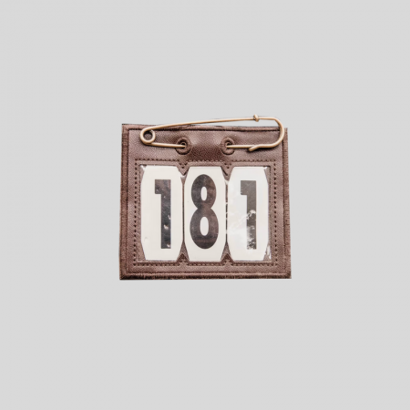 Porte-Numéro PVC avec épingle de sureté