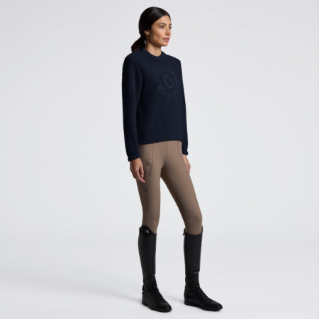 CT Fleece Trui met Ronde Hals
