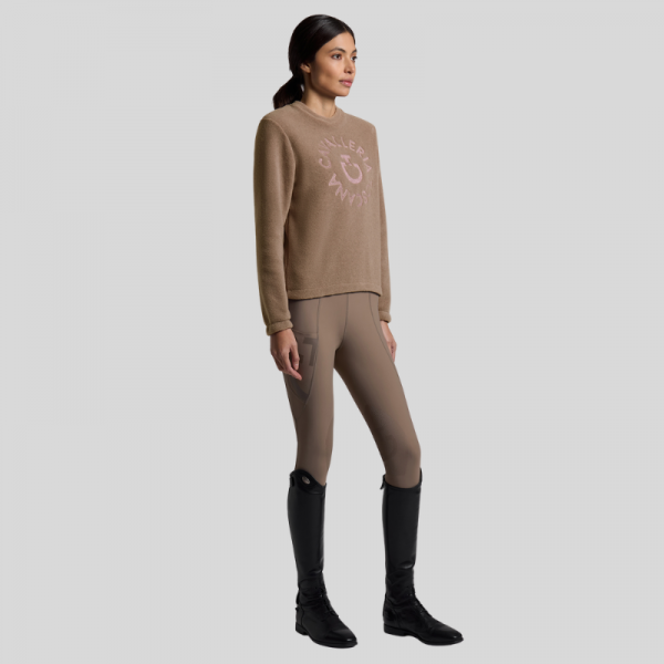 CT Fleece Trui met Ronde Hals