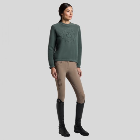 CT Fleece Trui met Ronde Hals