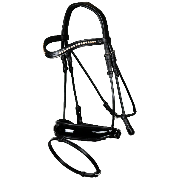 Patent Large Crank Noseband Bridle With Flash