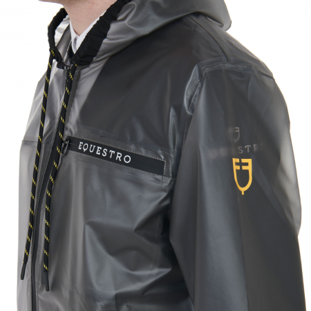 Equestro Transparent Men’s Raincoat