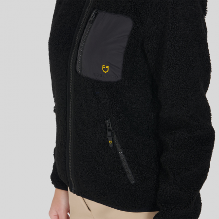 Women's sweatshirt in fleece with front pocket