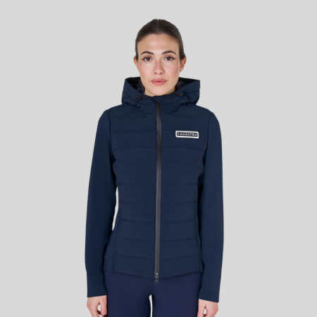 Veste à capuche femme Equestro en tissu technique
