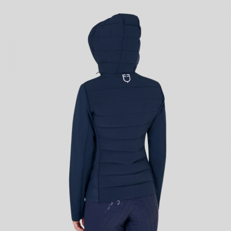 Veste à capuche femme Equestro en tissu technique