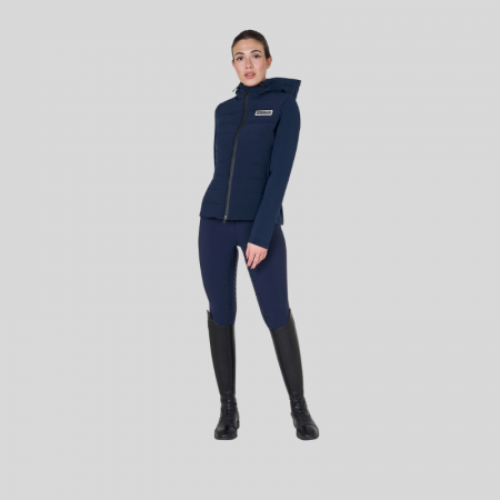 Veste à capuche femme Equestro en tissu technique
