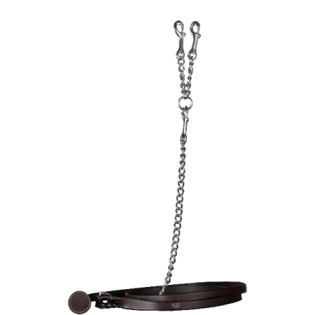 Leather Lead With Chain