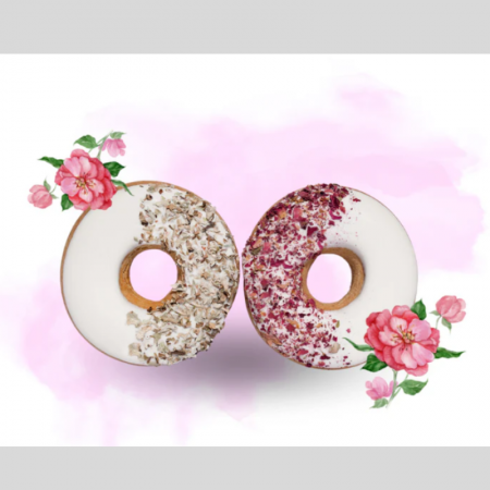 Donuts Rose Petal & Iceland Moss