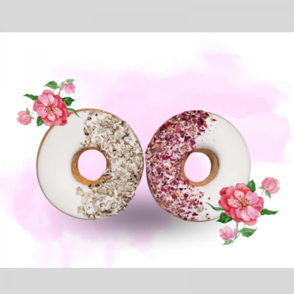 Donuts Rose Petal & Iceland Moss