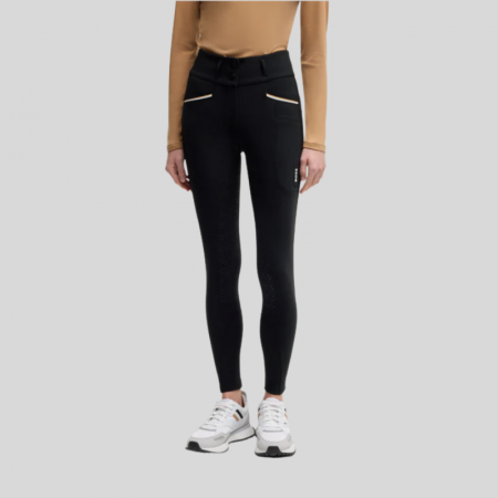 BOSS Equestrian Hailey rijbroek met hoge taille en smartphonezak