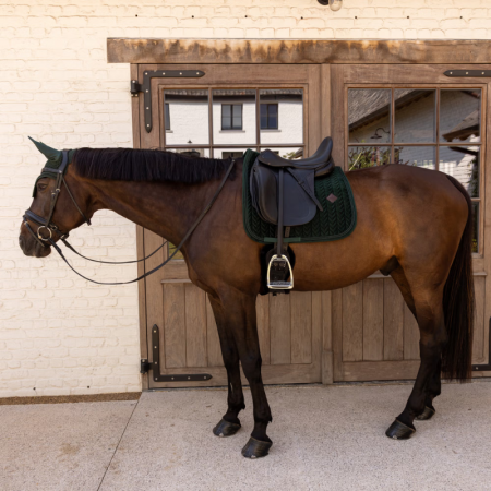 Velvet Mini Pearls Dressage Saddle Pad