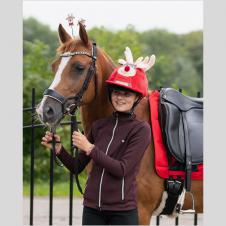 Bonnet Noël pour casque