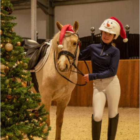 Bonnet Noël pour casque