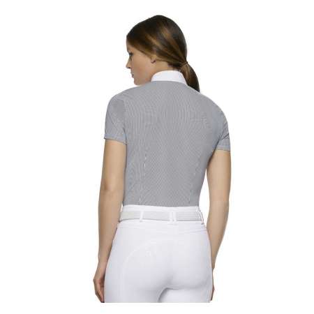 CT Women's Striped Polo