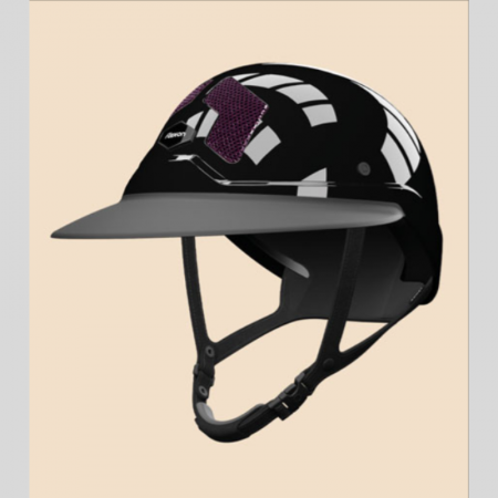 Armet Flex-on Star Helmet – Black with Purple Vents