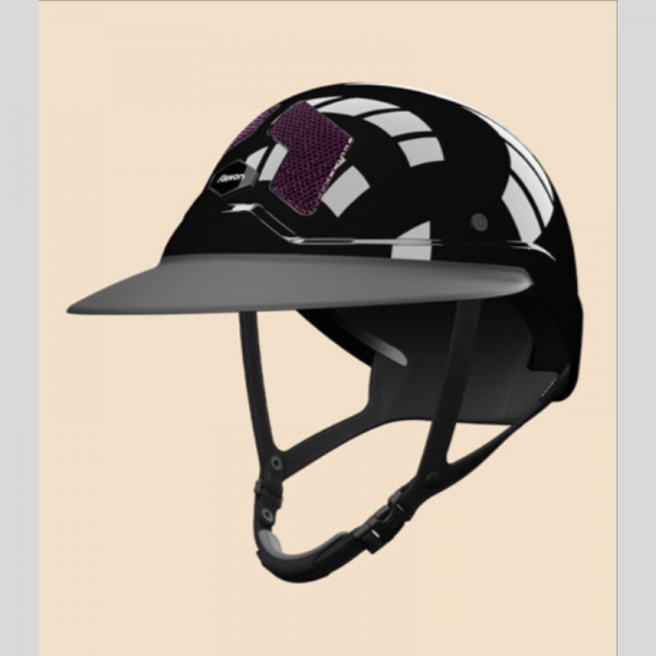 Armet Flex-on Star Helmet – Black with Purple Vents