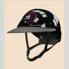 Casque Armet Flex-on Star Noir Grilles Prune