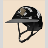 Armet Flex-on Star Helmet – Black with Gold Vents