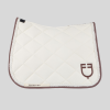 Braided cord dressage saddle pad