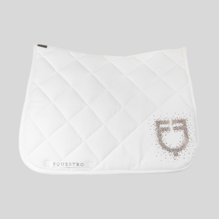 Tapis de selle Dressage Logo Strass