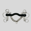 Vulcanite Port Baby Pelham Bit