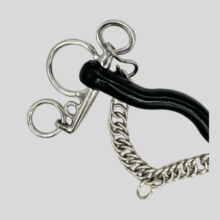 Vulcanite Port Baby Pelham Bit