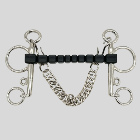 Pelham Morph Bit with Rubber Blocks