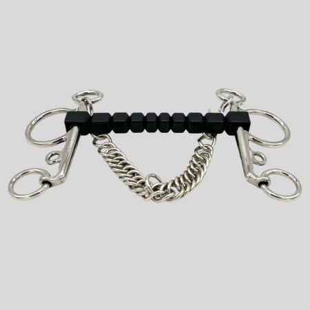 Pelham Morph Bit with Rubber Blocks