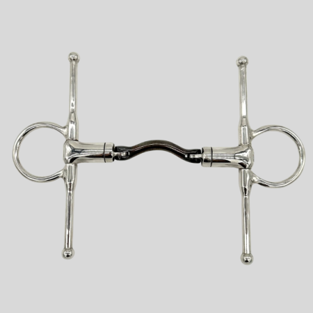 Full Cheek Bit with Swivel Port in Sweet Iron