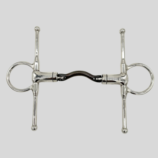 Full Cheek Bit with Swivel Port in Sweet Iron