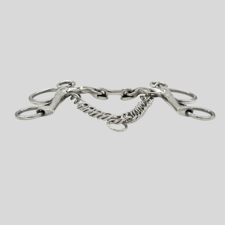 Pelham Dog Bone Bit with Locking Twisted Mouthpiece