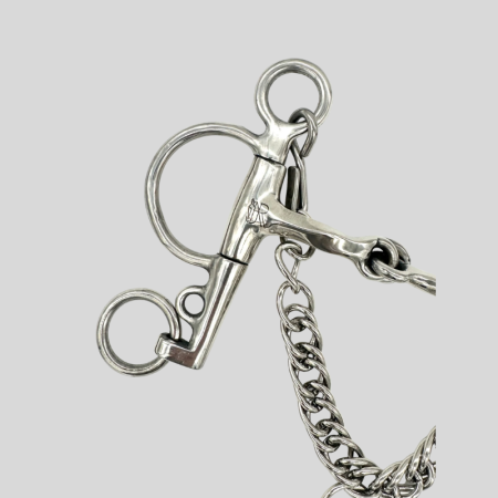 Mors Pelham Dog Bone Verrouillable Torsadé