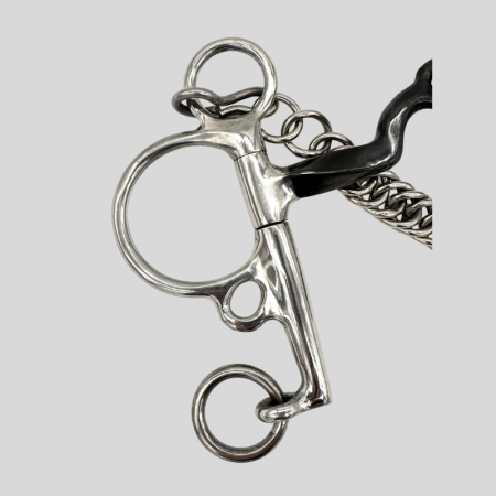 Pelham-bit met Gebogen Mondstuk van Sweet Iron