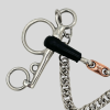 Pelham Bit with Rubber Mouthpiece and Copper French Link