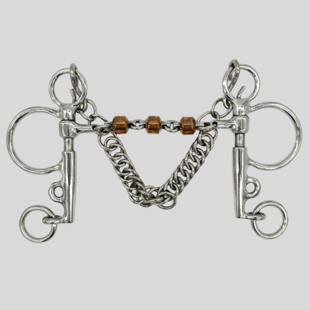 Pelham Waterford Bit with Copper Rollers