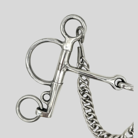 Pelham Bit Half Twist / Half Straight Bar