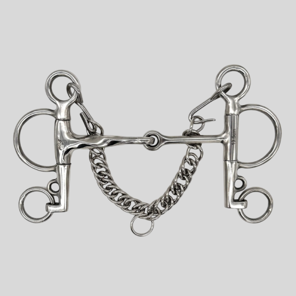 Pelham met Half Gedraaide / Half Rechte Mondstuk