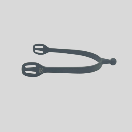 Sporen met Ronde Punt Zwart Mat